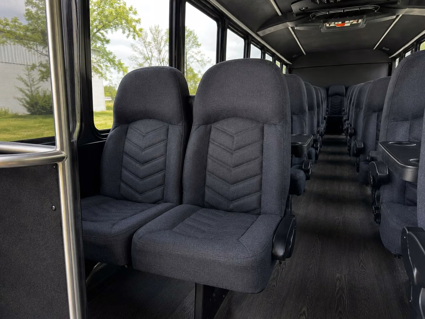 15 passenger minibus interior