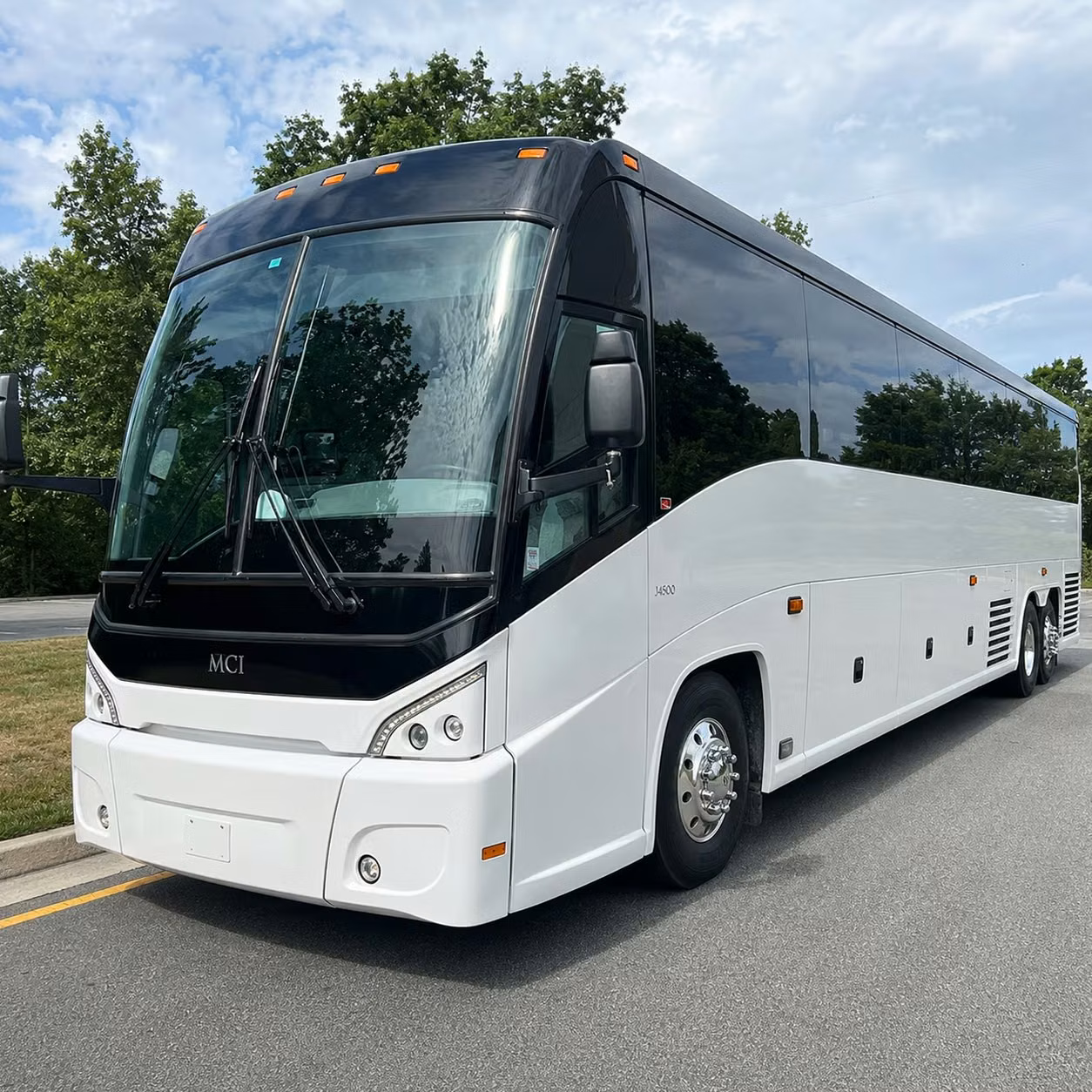 56 passenger charter bus