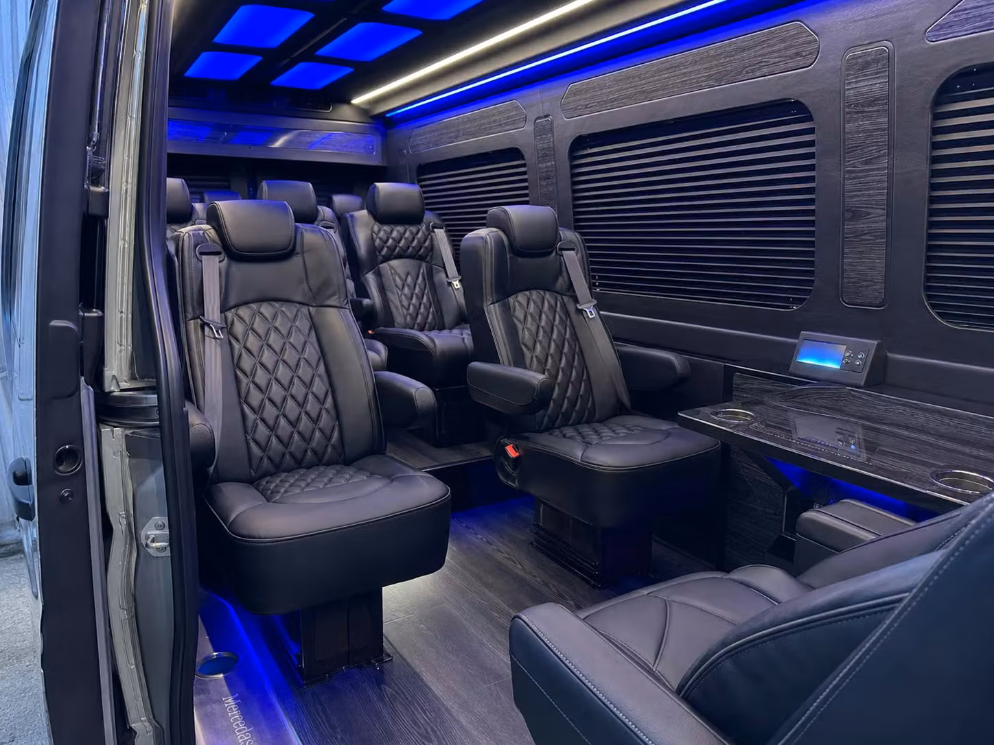 sprinter van transportation for groups and events across midland