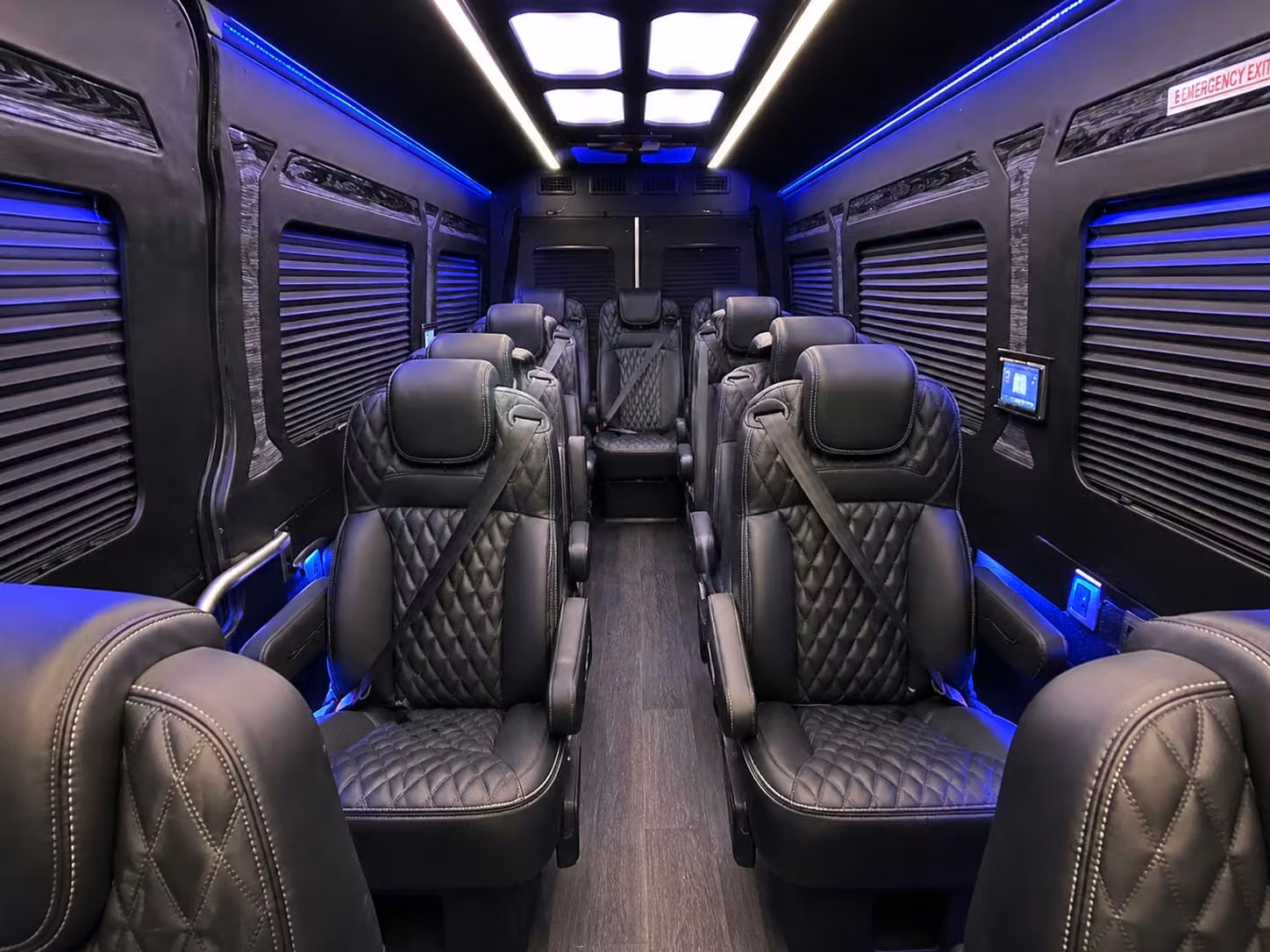sprinter van with driver inside