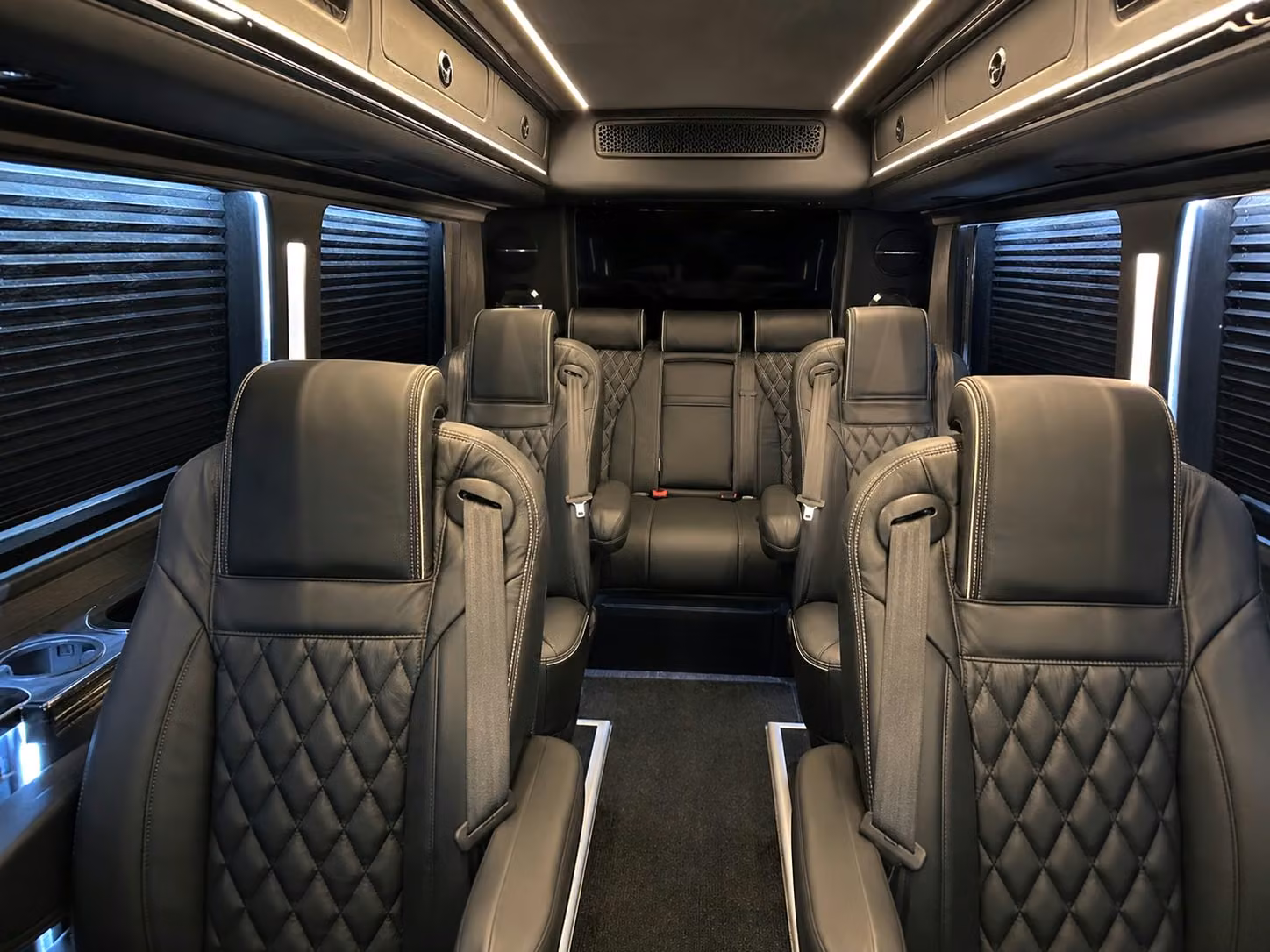 sprinter van with driver interior